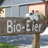 Bio-Eier-Verkauf auf dem Feldmannshof Lux